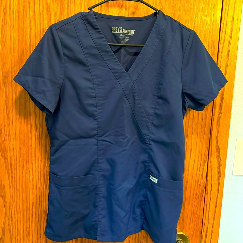 Grey’s Anatomy women’s scrub top.